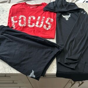 Rock Collection Products - L/S Lightweight Hoody, T-Shirt and Shorts size XL